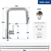 Wasserhahn Küche Ausziehbar 304 Edelstahl Brausekopf, 2 Produktbild-Vorschau 3