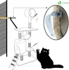 VOUNOT® Kratzbaum XXL mit Kratzbrett Sisalseil für Katzen, Produktbild-Vorschau 7
