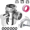 3 Wege Wasserhähn Adapter Umschaltventil G1/2 Zoll Produktbild-Vorschau 1