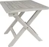 A white wooden folding table on a white background. Produktbild-Vorschau