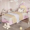 MODFU Kinderbett Polsterbett 90×200 cm mit Lattenrost und Produktbild-Vorschau 3