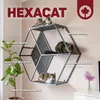 Katzenmöbel HexaCat · Wandregal/Kletterwand aus Metall mit Produktbild-Vorschau 2