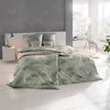 Estella Bettwäsche Isabella" oliv 1x 155x220 cm + 1x 80x80 Produktbild-Vorschau 2