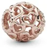 Pandora Charme Rose 780964, roodgoudkleurige hartvormige Productafbeelding-voorbeeld 14
