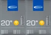 Schwalbe Innenrohr DV7 20 Zoll 40 62-406 DV 40 mm Produktbild-Vorschau 10