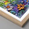 Gerahmtes Poster - Rahmen in heller Eiche - Blumen die Produktbild-Vorschau 2