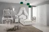 Deckenlampe Grün Lampe Leuchte aus Velours Vintage Modern Produktbild-Vorschau 4