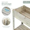 holz4home® Hochbeet inkl. Vlies-, Einlegevlies Naturholz Produktbild-Vorschau 4