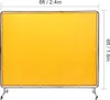 SucceBuy 6' x 8' spawalniczy ekran ochronny z ramą, Podgląd zdjęcia produktu 8