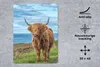 MuchoWow® Mauspad Mousepad Schottischer Highlander - Wasser Produktbild-Vorschau 2