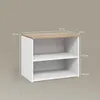 Lowboard Livinity Piave Weiß/Sonoma 60 x 50 cm mit 2 Produktbild-Vorschau 3