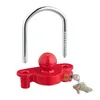 Cadenas Relaxdays pour attelages, 5 clés, protection Voir les images du produit 5