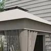 Outsunny Pavillon mit Doppeldach, 3x3 m Wasserabweisend Produktbild-Vorschau 9