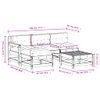 vidaXL 5-tlg. Garten-Lounge-Set mit Kissen Imprägniertes Produktbild-Vorschau 10