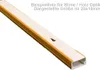Kabelkanal 40x25 mm Birne Holzoptik – 1 m – zum Schrauben – Produktbild-Vorschau 3