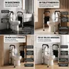Verstellbarer klappbarer WC-Stützrahmen aus Aluminium, Produktbild-Vorschau 7