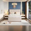 Boxspringbett 90x200cm Polsterbett mit Bettkasten und Produktbild-Vorschau 3