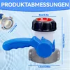 Kugelhahn  für IBC Adapter, Container Klappenhahn DN50 Produktbild-Vorschau 2