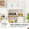 COSTWAY Küchenschrank, Buffetschrank, Hochschrank mit Produktbild-Vorschau 6