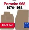 Autoteppiche vorne für: Porsche 924 Coupé (1976-1988) Beige Produktbild-Vorschau 16