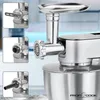 A collage of a multi-functional kitchen appliance, showing close-ups of its attachments. Produktbild-Vorschau