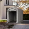 Garagenzelt Unterstand Lagerzelt 1,6x2,4 m in grau, PVC 800 Produktbild-Vorschau 4
