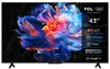 TCL 43P69K TV 109,2 cm (43") 4K Ultra HD Smart TV Wifi Noir Voir les images du produit 1