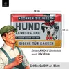 Schild Hunde kacken verboten - lustiges hier ist kein Produktbild-Vorschau 3