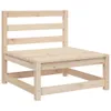 vidaXL 8-tlg. Garten-Sofagarnitur Massivholz Kiefer Produktbild-Vorschau 4