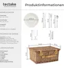 tectake® Picknickkorb Föhr für 4 Personen inkl. 20-teiliges Produktbild-Vorschau 5