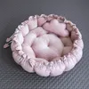 Zweiseitig Babynest ENGELSNEST XXL PUNKTE Rosa/ MINKY Produktbild-Vorschau 1