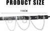 Punk Leder Harnes Gürtel Damen, 1 Stück BH Body Chain y Produktbild-Vorschau 4