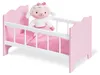 Pinolino Puppenbett 'Jasmin', 4-tlg. Lackiert: MDF, rosa Produktbild-Vorschau 1