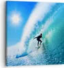 Bild auf Leinwand - Leinwandbild - Windsurfing strand ozean Produktbild-Vorschau 1