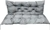 A gray tufted cushion for a bench or swing, shown against a white background. Náhled obrázku produktu