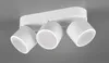 A white ceiling light with three adjustable spotlights. Produktbild-Vorschau