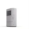A white dehumidifier is shown from a three-quarter rear view against a white background. Produktbild-Vorschau