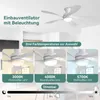 Sofucor Deckenventilator, 132 cm, mit Beleuchtung und Produktbild-Vorschau 3