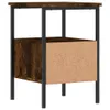 vidaXL Stolik nocny dąb wędzony 34x36x50 cm materiał Podgląd zdjęcia produktu 5