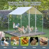 Kurnik o wymiarach 2x2x2 m z zamkiem zabezpieczającym i Podgląd zdjęcia produktu 6