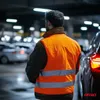 Reflexní Oranžová Vesta S Vysokou Viditelností Náhled obrázku produktu 3