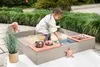 MUDDY BUDDY® Sandkasten „Wild Bear“ warmgrau - puderrosa Produktbild-Vorschau 4