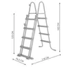 Bestway Flowclear 4-stufige Sicherheitsleiter 122 cm Produktbild-Vorschau 30