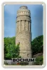 Blechschild Städte Bochum Bismarckturm Architektur 12x18cm Produktbild-Vorschau 1