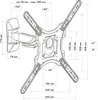 Schwaiger WAH 23"-75" 1TFT 2Gelenke Max.35KG neigbar Produktbild-Vorschau 6