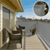 Balkon Sichtschutz Grau Licht- & Luftdurchlässig 24 Ösen Produktbild-Vorschau 4