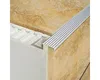 Treppenstufenprofil Durastep Aluminium Länge 250 cm Höhe 9 Produktbild-Vorschau 2