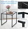GOPLUS Gartentisch klein, 43cm Beistelltisch Outdoor aus Produktbild-Vorschau 4