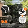 ML-Design Metall-Sichtschutz Torino 120x180 cm aus Stahl Produktbild-Vorschau 3