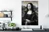 MuchoWow® Poster Mona Lisa - Leonardo da Vinci - Schwarz - Produktbild-Vorschau 3